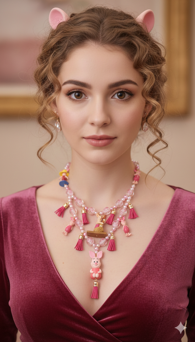 Pretty in Pink, een bijzondere statement ketting