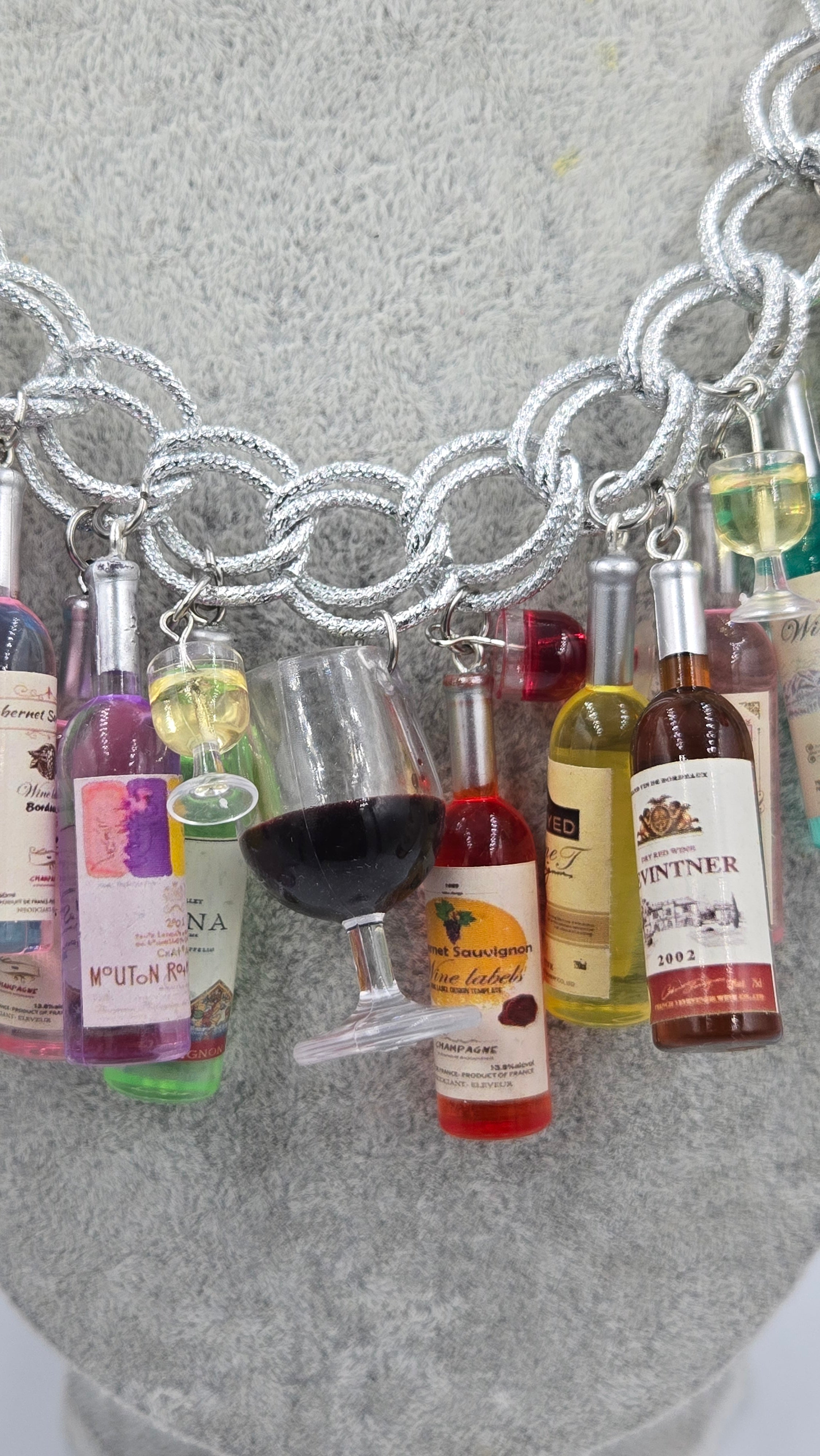 Wine lover's necklace