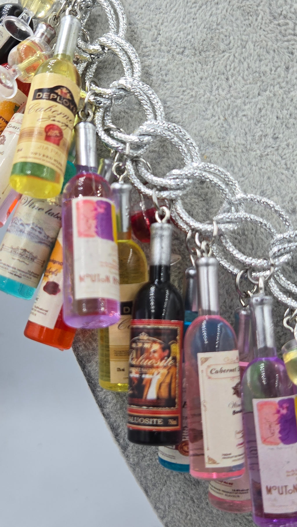 Wine lover's necklace