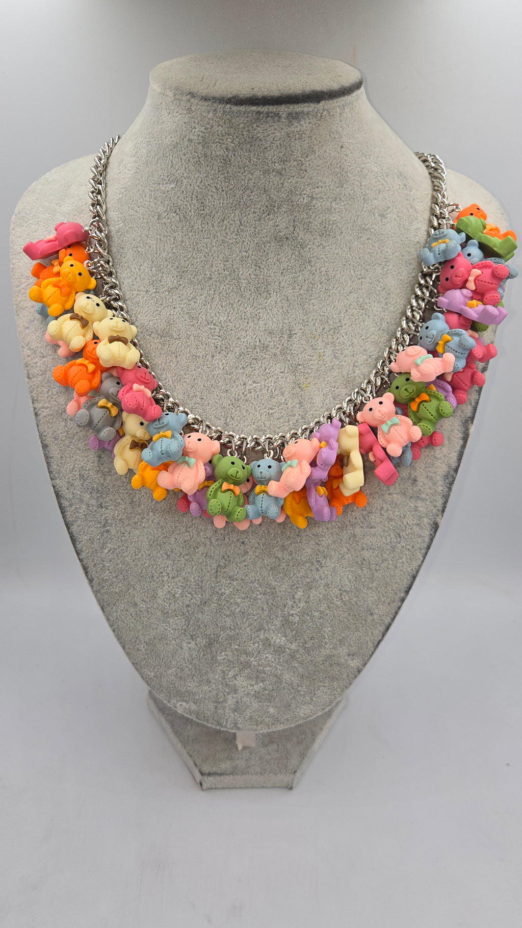 Colorful Bear Necklace
