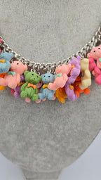 Colorful Bear Necklace