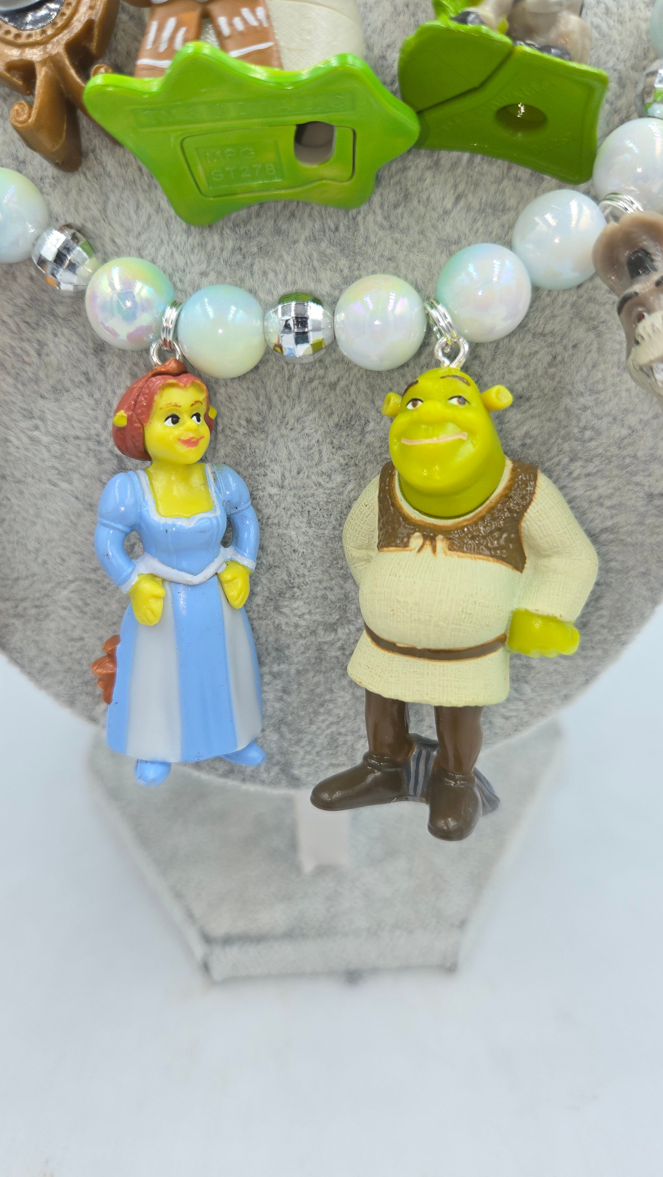 Shrek Necklace, a handmade, one-of-a-kind vintage Statement necklace!