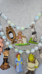 Shrek Necklace, a handmade, one-of-a-kind vintage Statement necklace!