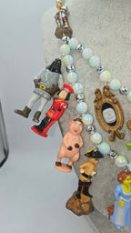 Shrek Necklace, a handmade, one-of-a-kind vintage Statement necklace!