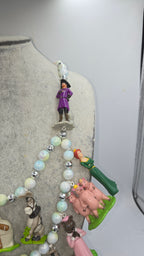 Shrek Necklace, a handmade, one-of-a-kind vintage Statement necklace!