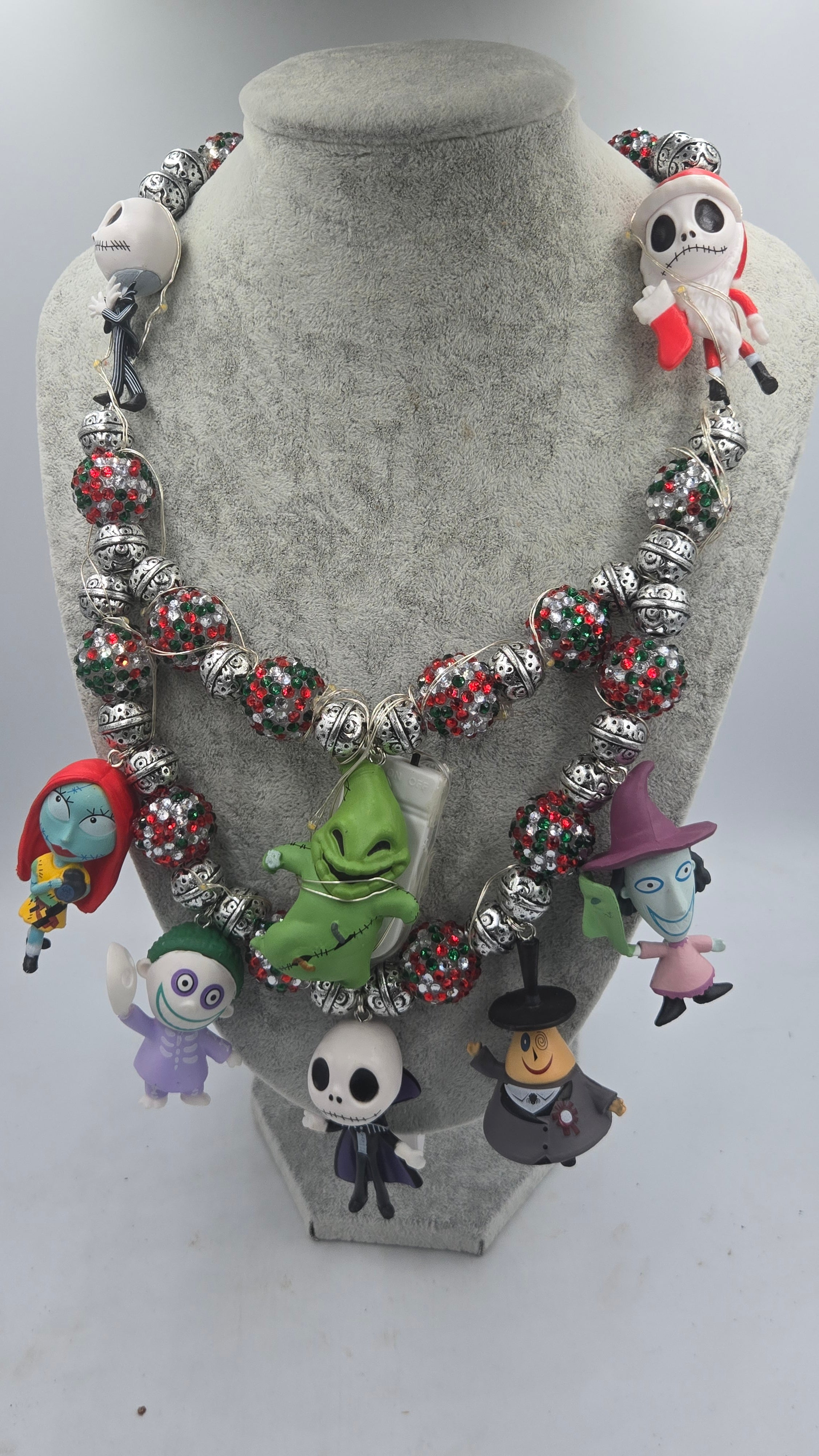 Ultimate Nightmare before Christmas Necklace (with lights)