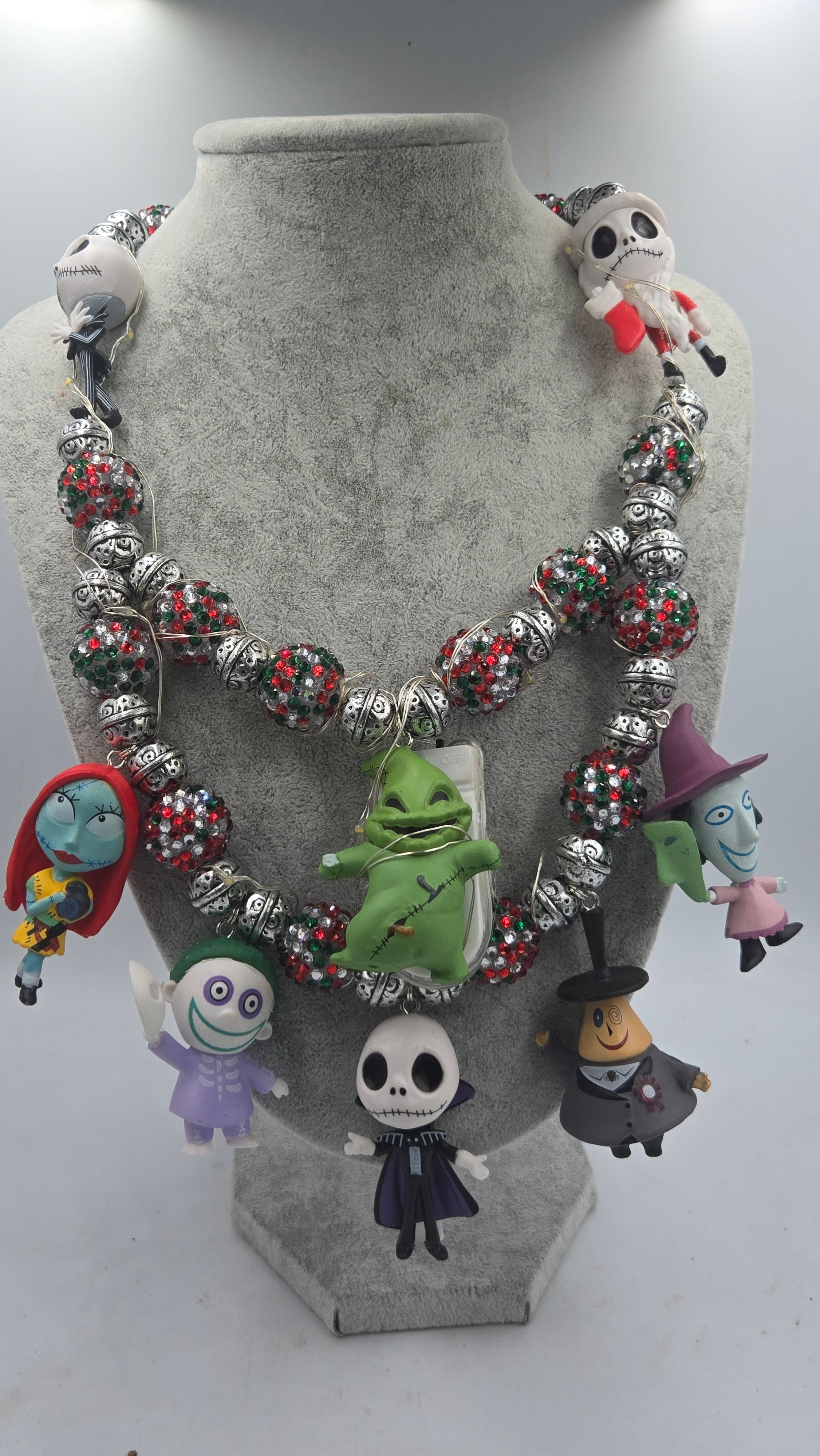 Ultimate Nightmare before Christmas Necklace (with lights)