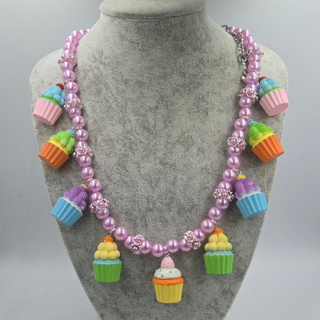 Cup Cake ketting, tijd voor een feestje!