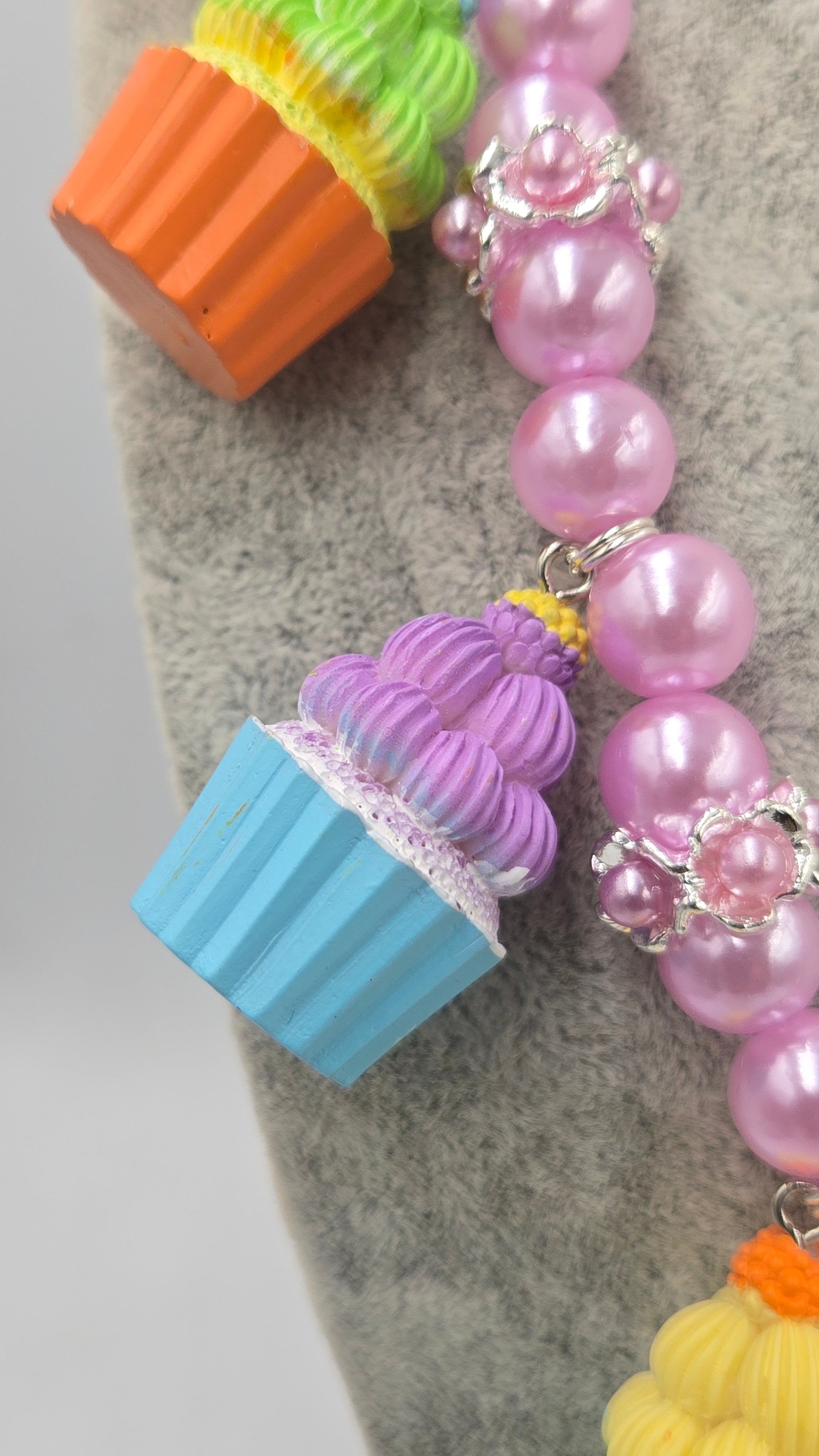 Cup Cake ketting, tijd voor een feestje!