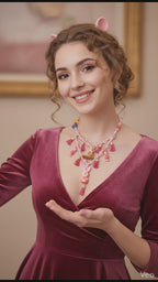 Pretty in Pink, een bijzondere statement ketting