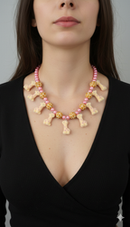Giraffes met Style, een echte eye-catcher statement ketting