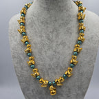 A Statement Necklace :Golden Duckies