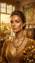 A Statement Necklace :Golden Duckies