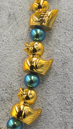 A Statement Necklace :Golden Duckies